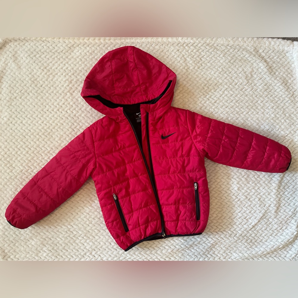 Nike Pink Toddler Puffer Jacket